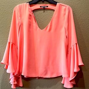 Coral colored Gianni Bini blouse